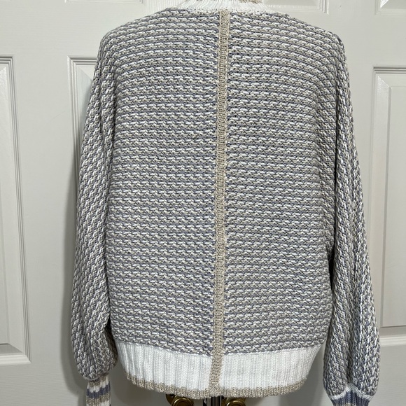 RAMY BROOK, OVER SIZED PLUNGING VNECK THICK SWEATER. SIZE XS-TALL FALL WINTER - Picture 3 of 10
